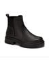 Andrea Solid Black Women's Ankle Boots Size 5 - photo 1