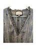 Alexis 100% Polyester 95% Polyester 5% Elastane Print Gray Blue Cocktail Dress Size L - photo 3