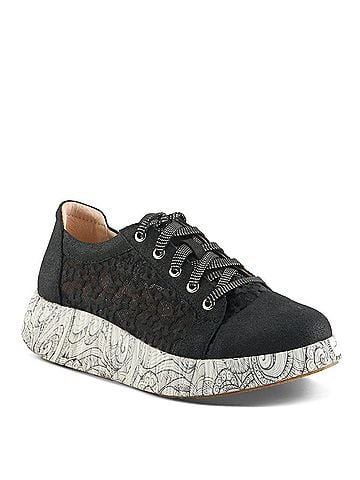 L'Artiste Women's Sneakheart Shoe in Black (view 1)