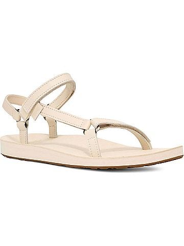 Teva Women's Original Universal Slim Leather Sandal in Birch (view 1)