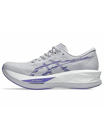Asics Women's Sonicblast Running Shoes in Lilac Hint/White (view 2)