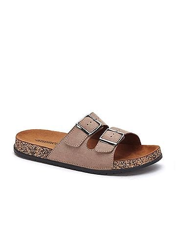 Andrea Women's Double Buckle Strap Sandals (view 1)