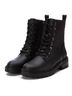 XTI Black Women's Combat Booties Size 5 1/2 - photo 3