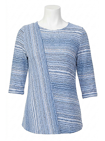 Habitat Mixed Elbow Boatneck Pullover in Twilight (view 1)