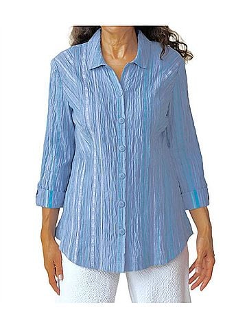 Habitat Baja Weave Montecito Top in Rain (view 2)