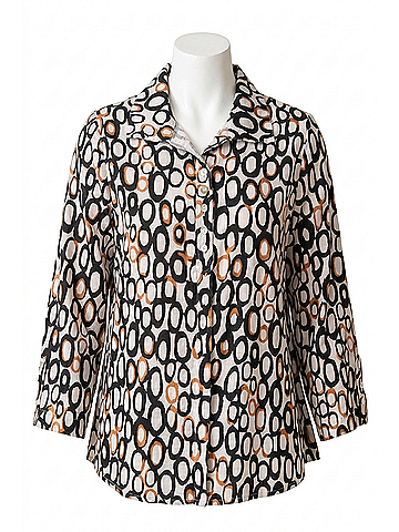 Habitat Inner Circle Retro Swing Shirt in Oatmeal (view 1)