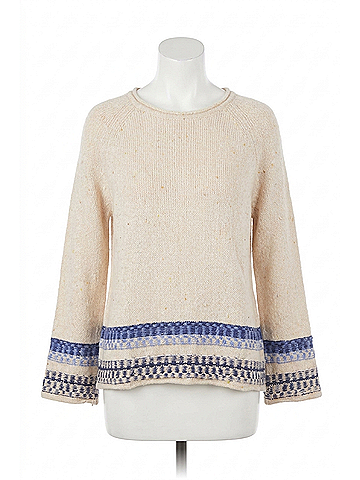 Habitat Chic Chalet Nordic Pullover Sweater in Dove (view 1)