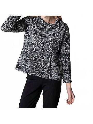 Habitat Tweedy Chenille Cowl Pullover Sweater in White (view 2)