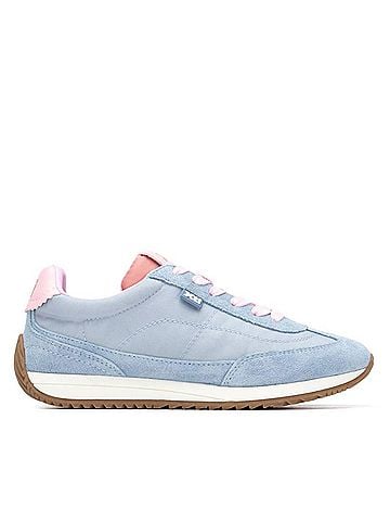 XTI Women's Casual Lace Up Sneakers in Light Blue (view 1)