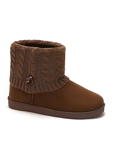 Andrea Women's Winter Booties With Knit Shaft (view 1)