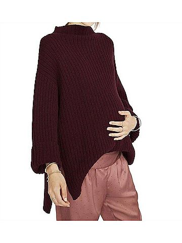 Hatch Women'S Cabin Sweater in Maroon (view 2)