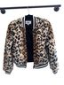 JACK Animal Print Multi Color Faux Fur Jacket Size S - photo 1