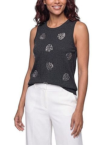 Tommy Bahama Monstera Embellished Tank Top (view 1)