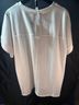 Mud Pie White Short Sleeve Blouse One size - photo 3