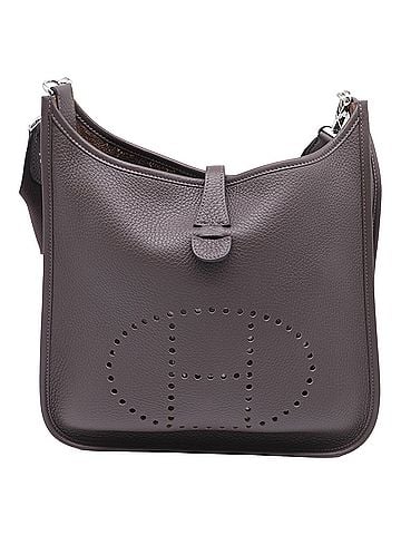 Hermès Hermès Evelyn III 29 Shoulder Bag in Brown Clemence Leather (view 1)