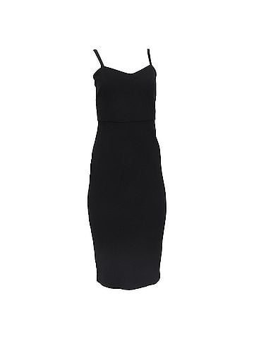 Max Mara Max Mara Fitted Midi Dress in Black Viscose (view 1)