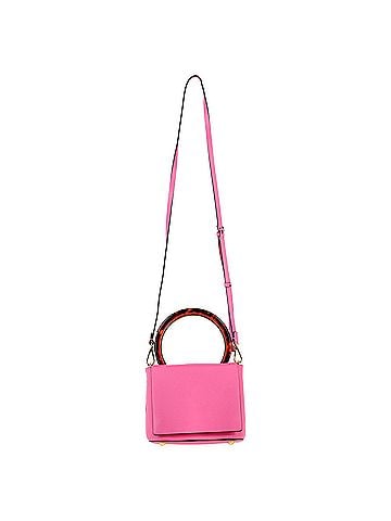 MARNI Marni Pannier Cross-Body Bag in Pink Leather (view 1)