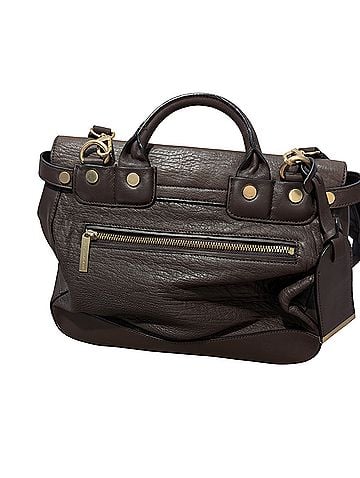 BCBGMAXAZRIA Leather Satchel (view 2)