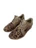 Paul Green 100% Suede Animal Print Brown Black Sneakers Size EU 38 - photo 1