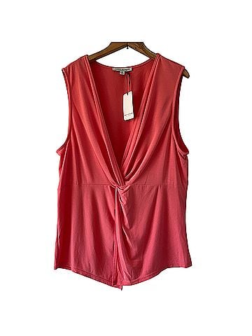 Green Envelope Sleeveless Top (view 1)
