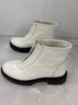 Matisse 100% Leather White Ankle Boots Size 8 - photo 3