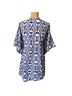 Roberta Roller Rabbit Graphic Blue White Swimsuit Cover Up Size M - photo 2