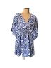 Roberta Roller Rabbit Graphic Blue White Swimsuit Cover Up Size M - photo 1