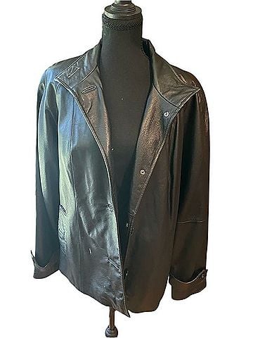 Bradley by Bradley Bayou Leather Jacket (view 1)