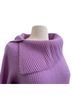 Soft Surroundings 100% Cashmere 1% Nylon 1% Spandex Purple Cashmere Pullover Sweater Size XS - photo 3