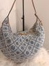 Tory Burch Floral Blue White Leather Hobo One size - photo 5