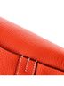 Hermès 100% Leather Orange Halzan Bag Clemence 31 One size - photo 6