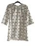BCBGeneration Checkered-gingham White Black Cocktail Dress Size S - photo 1