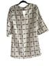 BCBGeneration Checkered-gingham White Black Cocktail Dress Size S - photo 2