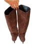 Reformation 100% Suede Brown Boots Size 9 - photo 2
