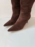 Reformation 100% Suede Brown Boots Size 9 - photo 5