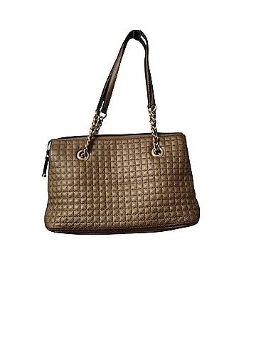 Calvin Klein Leather Tote (view 2)