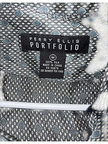 Perry Ellis Long Sleeve Button-Down Shirt (view 2)
