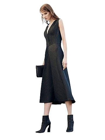 BCBGMAXAZRIA Runway Jocelyn Jacquard A-Line Cocktail Dress (view 1)
