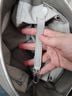 Brighton Gray Leather Hobo One size - photo 7