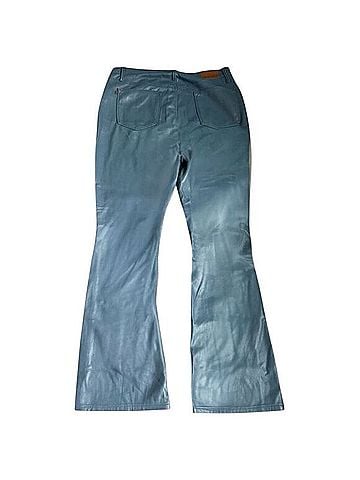 Judy Blue High Rise Tummy Control Faux Leather Bootcut Pants Casual Pants (view 2)