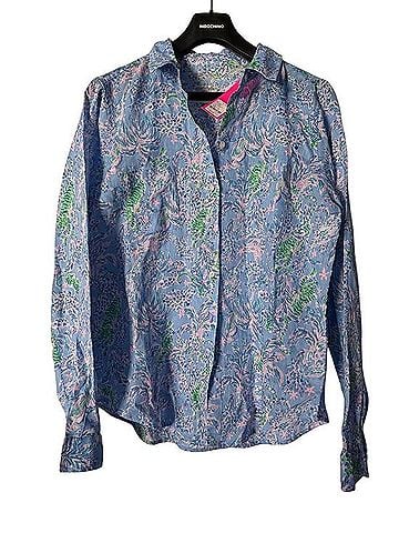 Lilly Pulitzer Sea View Long Sleeve Button-Down Shirt (view 1)