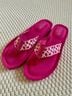 Coach Solid Pink White Sandals Size 7 - photo 6