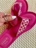 Coach Solid Pink White Sandals Size 7 - photo 4