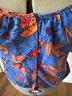 Brixton Floral Blue Orange Short Sleeve Blouse Size L - photo 5
