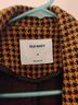Old Navy Houndstooth Brown Black Blazer Size M - photo 3