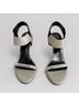 Armani Exchange 100% Leather Gray Heels Size 7 1/2 - photo 3