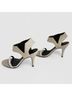Armani Exchange 100% Leather Gray Heels Size 7 1/2 - photo 5