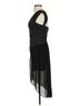 Wow Couture Solid Black Cocktail Dress Size L - photo 5