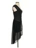 Wow Couture Solid Black Cocktail Dress Size L - photo 4