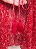Lucky Brand 100% Polyester Floral Red Kimono One size - photo 5